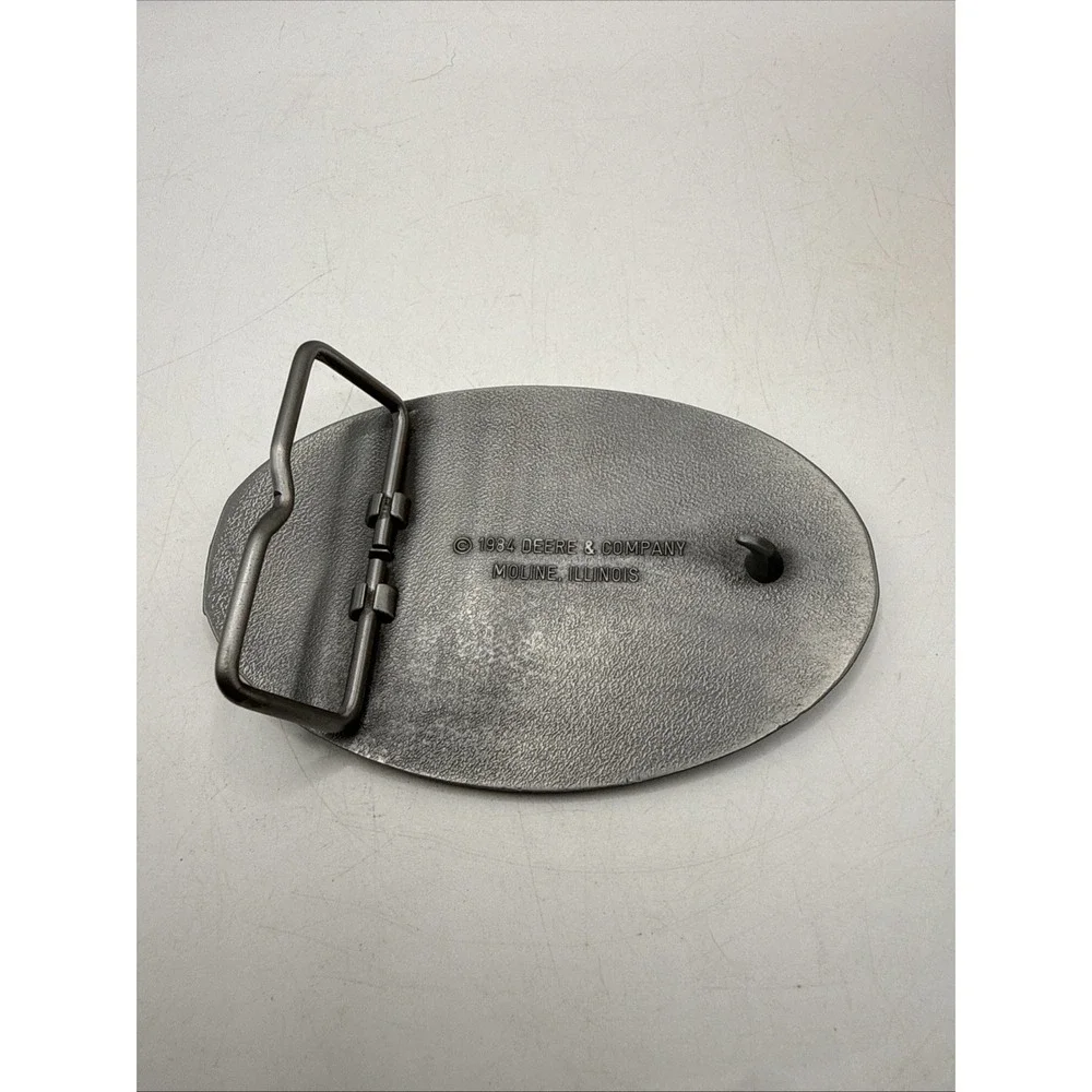 John Deere 8820 Titan II‎ Combine GRAIN Head Belt Buckle 1984 jd Harvester bean